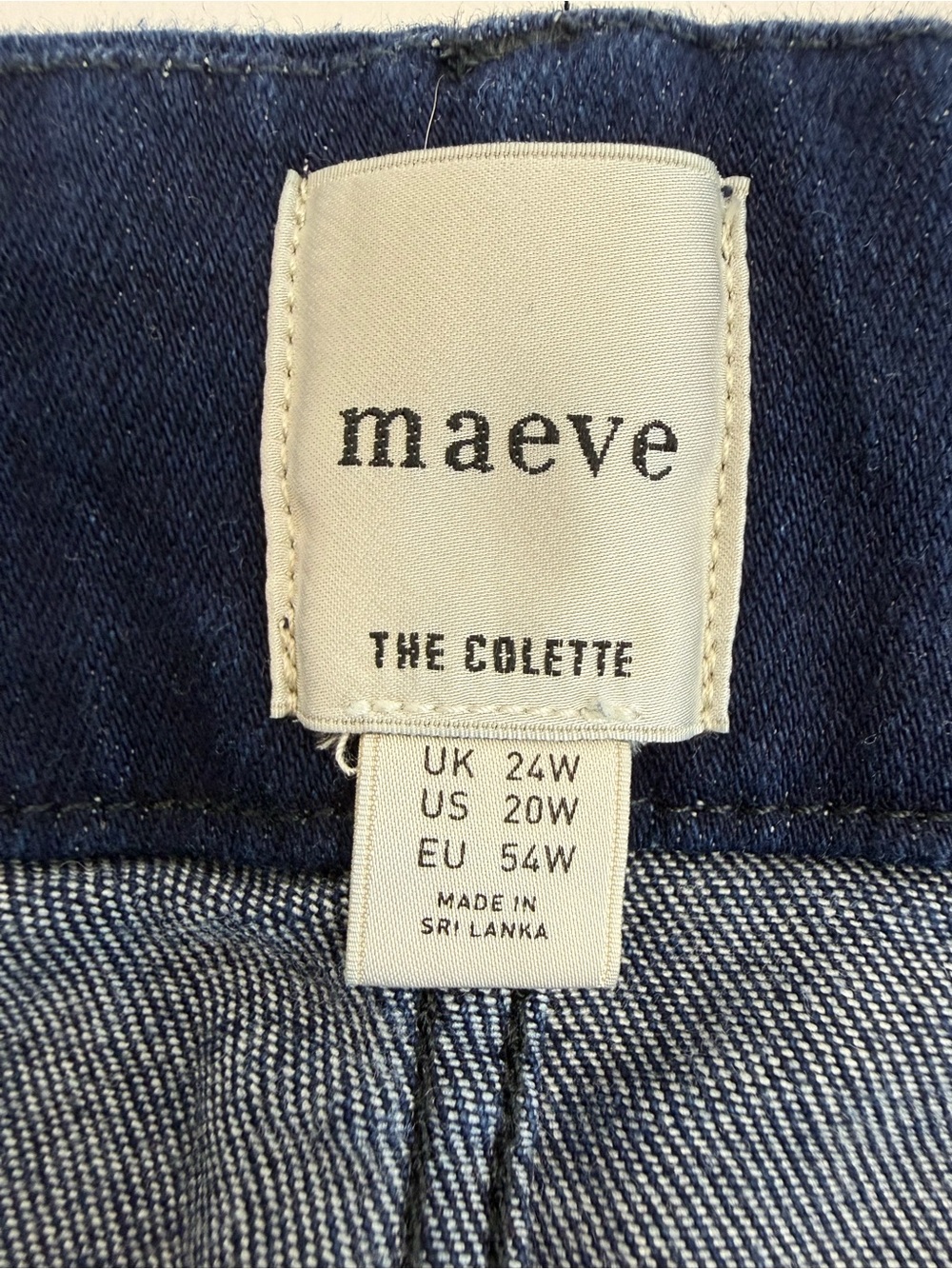 Maeve X Anthropologie The Colette Cropped Wide-Leg Jeans Denim Floral Print - Picture 14 of 16